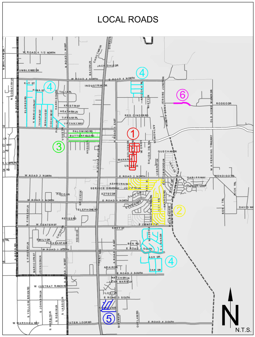 Local Road Project Map