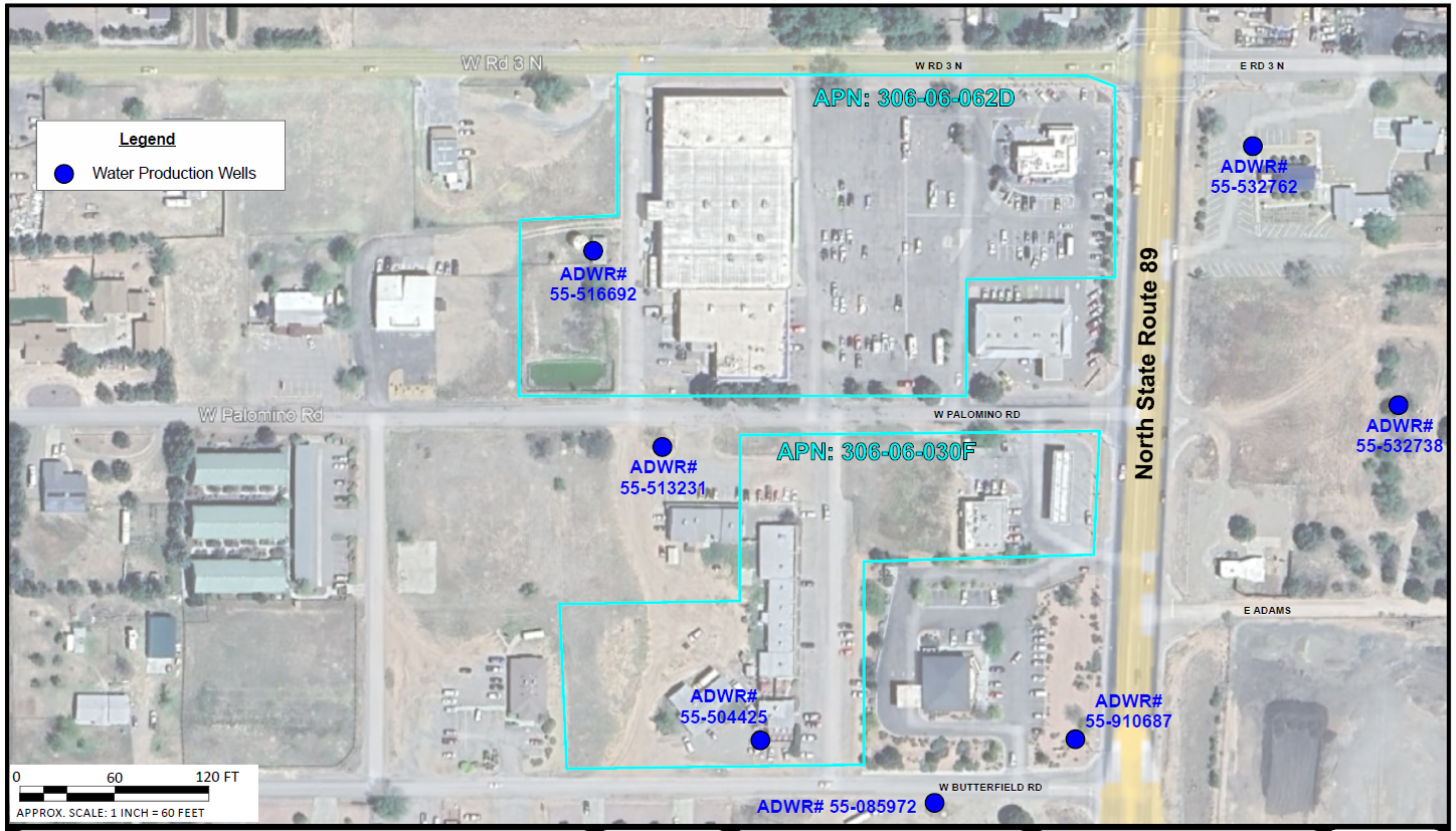 Private Well Sampling Site Map