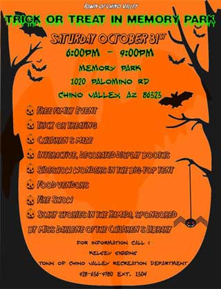 Trick or Treat at Memory Park